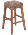 Jonathan Y Maui 29.5in Rustic Bohemian Backless Bar Stool