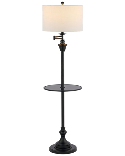 Jonathan Y End Table Floor Lamp In Black