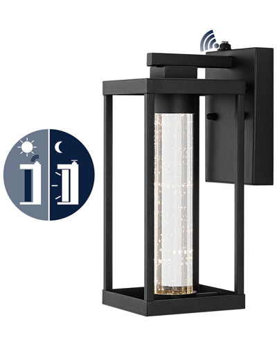Jonathan Y Outdoor Led Sconce In Black