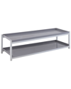 Happimess Industrial Compact 10.75in 6-pair 2-tier Shoe Rack