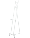 Peyton Lane White Metal Large Free Standing Adjustable Display Stand 3 Tier  Easel With Chain Suppor In White