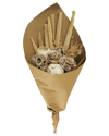 Peyton Lane Cattail Brown Dried Plant Handmade Floral Wheat Grass Bouquet  Natural Foliage With Deco In Brown