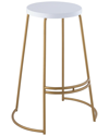 JONATHAN Y JONATHAN Y HULA 28.75IN MODERN DESIGNER CURVED BACKLESS BAR STOOL