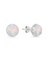 Max + Stone Maxcolor 14k 1.30 Ct. Tw. Created Opal Halo Studs