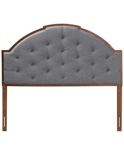 Baxton Studio Madeline Classic & Traditional Queen Size Headboard In Gray