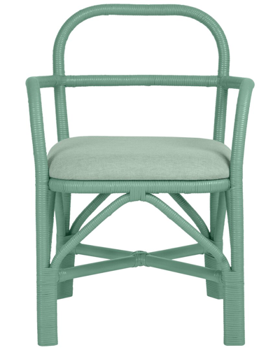 Tov Furniture Ginny Rattan Dining Chair In Green