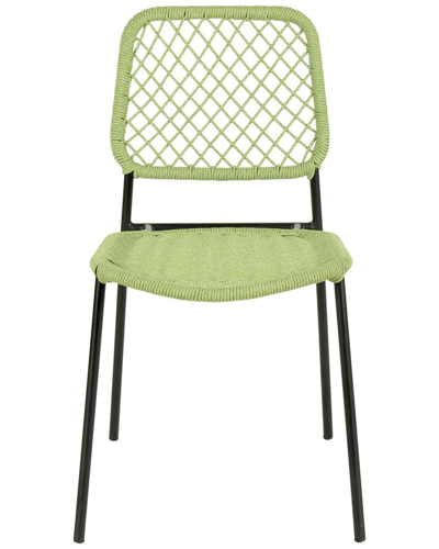 Tov Furniture Lucy Cord Outdoor Dining Chair In Green