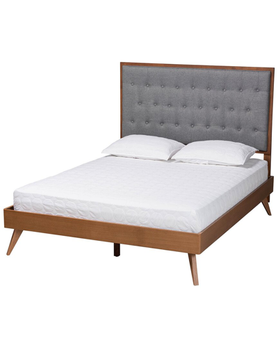 Baxton Studio Dericia Classic & Traditional Platform Bed