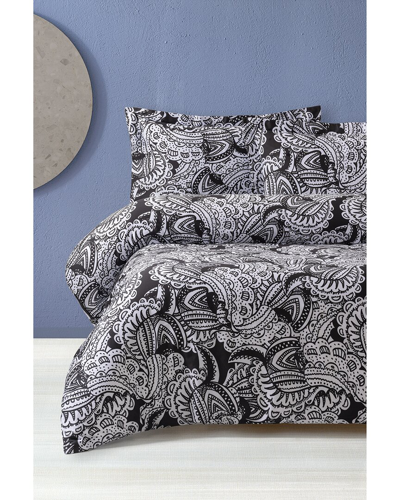 Brooks Brothers Paisley Cotton Sateen Duvet Cover Set