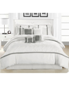 CHIC HOME CHIC HOME DESIGN VALDE 12PC BED IN A BAG COMFORTER SET