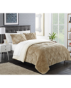 CHIC HOME CHIC HOME DESIGN AURELIA 7PC BED IN A BAG COMFORTER SET