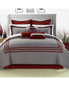 CHIC HOME CHIC HOME DESIGN COURTNEY 12PC BED IN A BAG COMFORTER SET