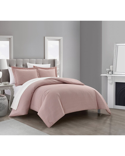 Chic Home Design Laurell Duvet Cover Set In Pink