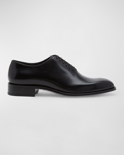 Tom Ford Men's Claydon Wholecut Leather Oxfords In Black