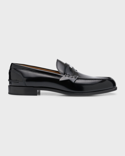 Christian Louboutin Penny Loafer In Bk01-black