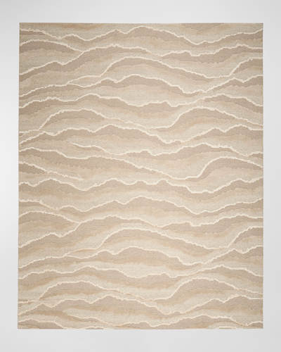 Nourison Rolling Hand-knotted Rug, 8' X 10' In Neutral