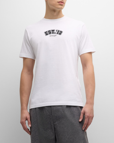 Off-white Men's 10th Anniversary Slim T-shirt In White