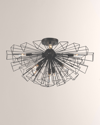 Eurofase Dendelio 22" Pendant/semi-flush Mount In Black