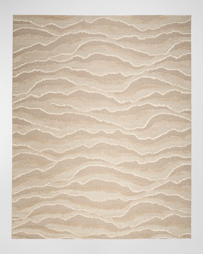 Nourison Rolling Hand-knotted Rug, 9' X 12' In Neutral