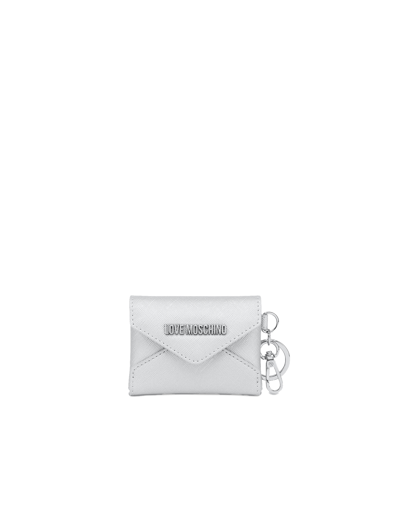 Love Moschino Designer Wallets Women's Silver Wallet In Argenté