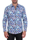 Robert Graham Abstract Floral Print Cotton Button-up Shirt In Multi