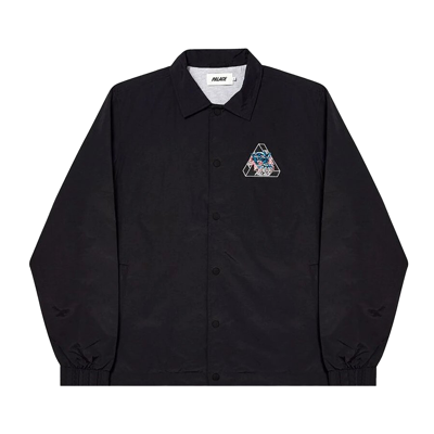 Pre-owned Palace Ripped Coach Jacket 'black'