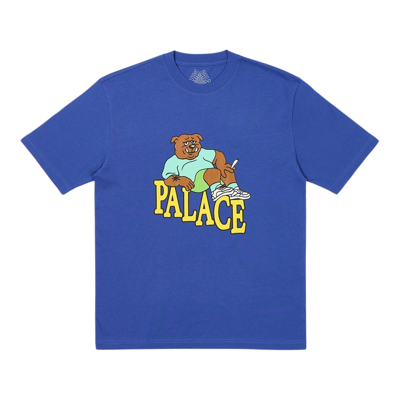 Pre-owned Palace Doghouse T-shirt 'ultra' In Blue