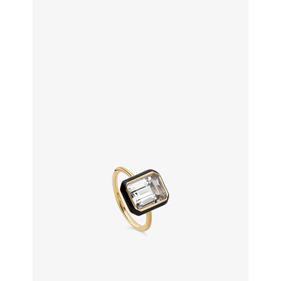 Astley Clarke Womens Yellow Gold Vermeil Flare 18ct Yellow Gold-plated Vermeil Sterling-silver And T