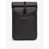 Horizn Studios Womens All Black Sofo Rolltop X Recycled Coated-cotton Canvas And Recycled Polyester- In All Black
