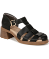 Dr. Scholl's Women's Rate Up Day Fishermans In Black Faux Leather