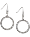 PATRICIA NASH PAVE OPEN CIRCLE DROP EARRINGS