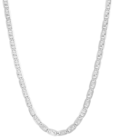 Macy's Valentina Link 22" Chain Necklace In Sterling Silver