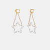COACH OUTLET SIGNATURE STAR STATEMENT EARRINGS