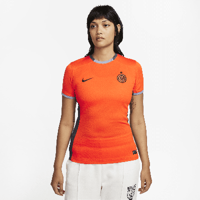 Nike Inter Milan 2023/24 Stadium Third  Women's Dri-fit Soccer Jersey In Orange