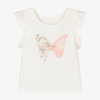 LAPIN HOUSE GIRLS IVORY COTTON TOP