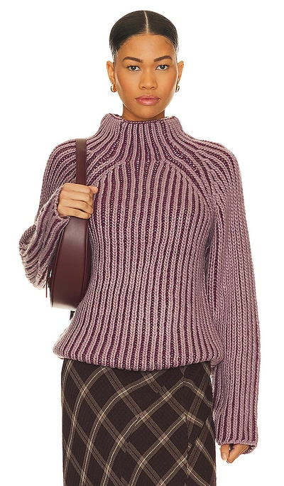 Steve Madden Terra Sweater In Amaranth