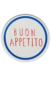 In The Roundhouse Buon Appetito Plate In N,a