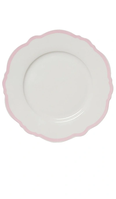 In The Roundhouse Pink Wave Side Plates Set In N,a