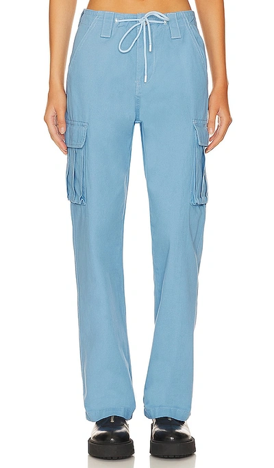 Superdown Bobbi Cargo Pant In Denim Blue