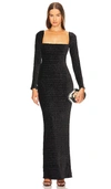 Michael Costello X Revolve Loretta Gown In Black