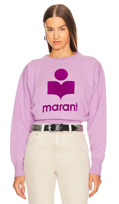 Isabel Marant Étoile Moby Sweatshirt In Purple