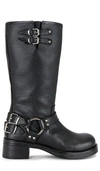 Steve Madden Astor Boot In Black Leather