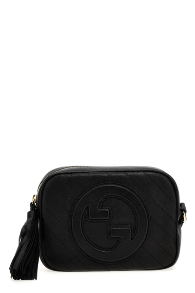 Gucci Women  Blondie Small Crossbody Bag In Black