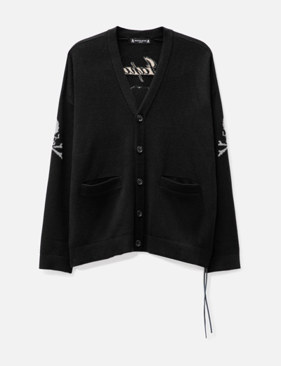 Mastermind Japan 骷髅头嵌花开衫 In Black