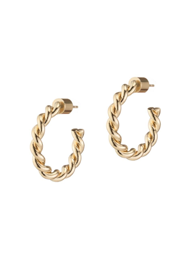 Jennifer Fisher Women's Ayesha 14k Gold-plated Huggie Hoops In Yellow Gold