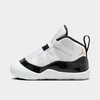 Nike Babies' Jordan Infant Air Retro 11 Crib Shoes In White/black/metallic Gold