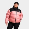 The North Face Inc Women's 1996 Retro Nuptse Jacket (plus Size) In Shady Rose/tnf Black