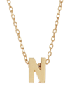 Adornia 14k Gold Plate Initial Necklace In Gold