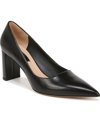 Franco Sarto Giovanna Pointed Toe Pump In Black Leather