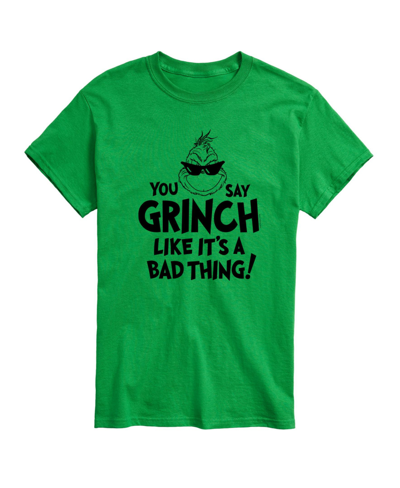 Airwaves Men's The Grinch Like It's A Bad Thing Short Sleeve Tee In Green